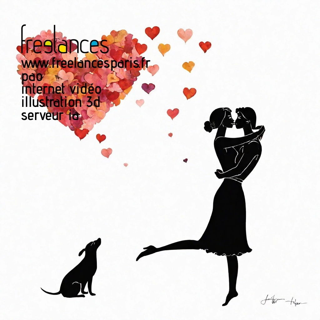 Pao mise en page internet vidéo illustration 3d serveur IA générative AI freelance paris studio de création magazines yrnhvg60